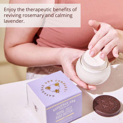 Savannah Bee Company Beurre corporel gelée royale – pot rose lavande, texture nourrissante pour la peau