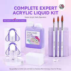 SAVILAND acrylic brush size 8 for precise application on nails