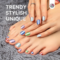 SAVILAND base and top coat included to seal color for lasting shine.