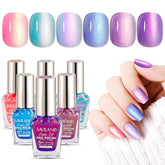 SAVILAND ensemble vernis ombre: six couleurs perles pour looks variés.