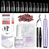 SAVILAND Gel Colle Ongles 4-en-1, fixation rapide et durable.