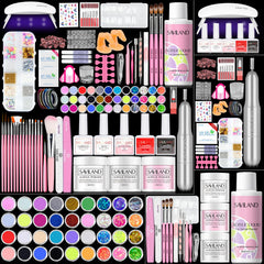 SAVILAND Kit Acrylique Débutant: ensemble complet pour ongles à domicile.