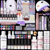 SAVILAND kit-debutants-acrylique-complet, démarrage facile pour ongles.