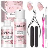 SAVILAND kit décolle-cuticules crème, préparation douce des cuticules pour un soin à domicile.