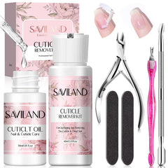 SAVILAND kit décolle-cuticules crème, préparation douce des cuticules pour un soin à domicile.