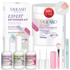 SAVILAND kit démarrage poudre tremper claire, présentation claire et complète.