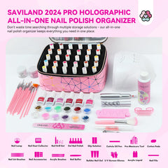 SAVILAND Lampe UV dans l’organiseur, accessibilité rapide pendant les prestations.