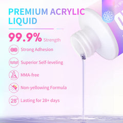 SAVILAND Liquide acrylique assure une adhésion fiable pour extensions d’ongles.