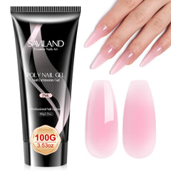 SAVILAND Poly Gel 100 g rose, extension durable pour ongles.