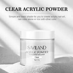 Saviland poudre acrylique pour arts des ongles et extensions.