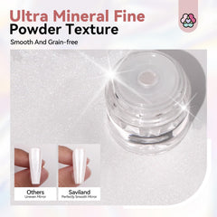 SAVILAND Poudre chrome paillettes 1g pour nuances riches et lumineuses.