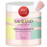 SAVILAND poudre couleur peau claire, bouteille 60 g prête pour démarrer le nail art.