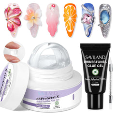 SAVILAND Pro Gel Builder extension clair, facile à modeler pour des ongles personnalisés