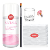 SAVILAND Slip Solution bouteille 4oz facilite l'application du poly gel.