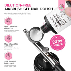 SAVILAND Sans dilution, vernis blanc pour une finition nette.