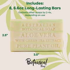 Savon Australian Botanical Soap : procédé de broyage triple pour mousse riche