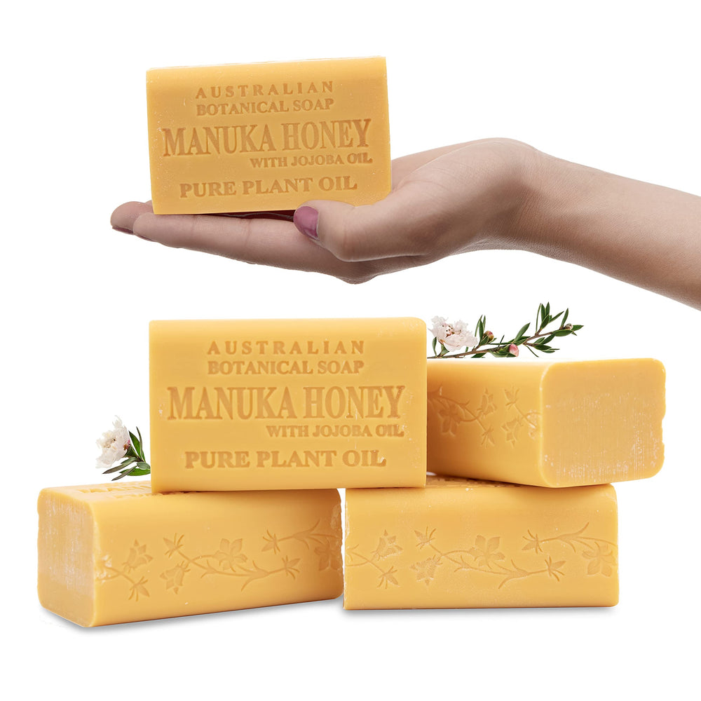 Savon Australian Botanical Soap Manuka Miel et Jojoba, barre hydratante visage et corps