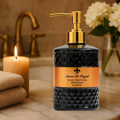Savon De Royal, bouteille réutilisable 16,9 onces, idéale pour cuisine et salle de bains.