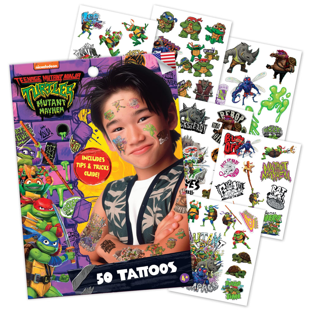 tatouages savvi tortues design: des designs colorés pour des moments de jeu sûrs et amusants.