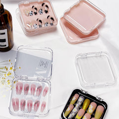Sawvolker boîte ongles 4 couleurs: présentation élégante des bases.