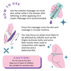 Scala brosse exfoliante corps: matériau silicone doux qui masse et revitalise.