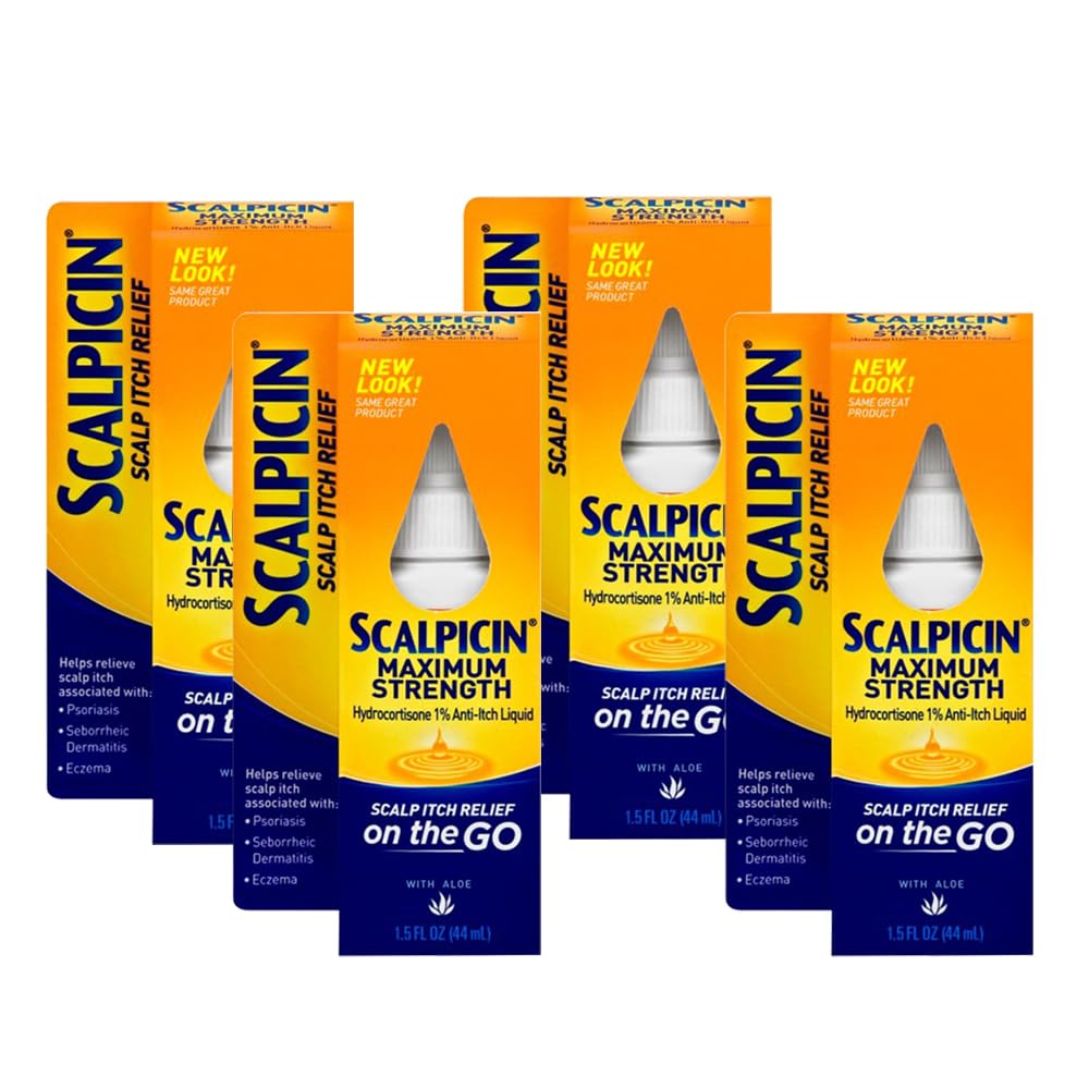 Scalpicin Max Strength flacon 44 ml, soulage les démangeaisons du cuir chevelu.