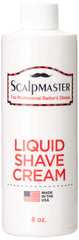 Scalpmaster Liquid Shave Cream – bouteille prête à l’emploi pour un rasage précis et doux