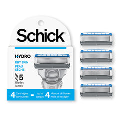 Schick Hydro 5 Sense Hydrate: réservoir gel hydratant pour un rasage doux.