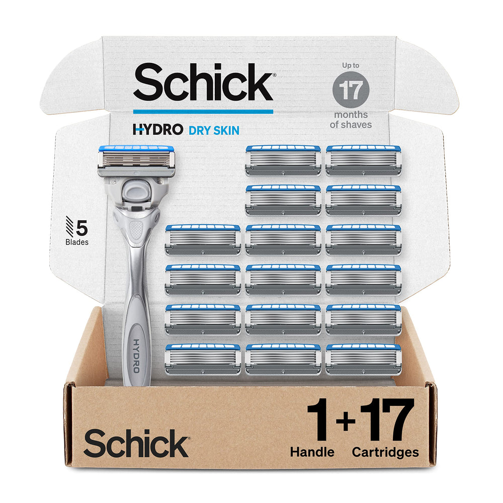 Schick Hydro Dry Skin rasoir homme: rasage net et confortable.