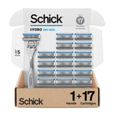 Schick Hydro Dry Skin rasoir homme: rasage net et confortable.
