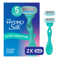 Schick Hydro Silk Sensitive rasoir femme, manche ergonomique pour une prise en main sûre