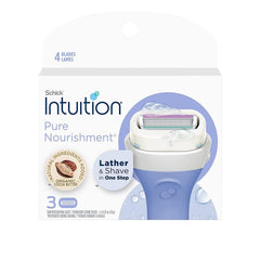 Cartouches Schick Intuition Pure Nourishment, paquet de 12, pour des sessions prolongées.
