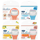 Recharge Schick Intuition variée pour un rasage pratique et hydratant.