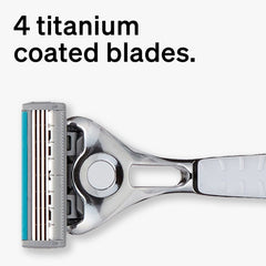 Schick Quattro Titanium : tête pivotante pour suivre les contours du visage
