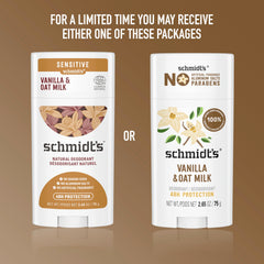 Schmidt's déodorant vanille lait d'avoine, texture non grasse et absorption rapide.