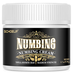 SCHOELIF crème anesthésiante 50 g en tube, emballage sûr pour le stockage et l’usage quotidien
