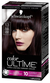 Schwarzkopf Color Ultime Noir Cerise, flacon: couleur intense et brillance durable.