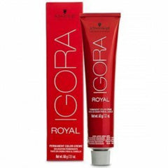 Schwarzkopf Igora Royal 3-0 Brun Foncé – application crème colorante pour couverture fiable des cheveux gris.