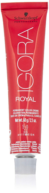 Igora Royal 5-0 Châtain Clair: bouteille prête à une couleur homogène.