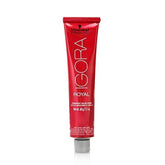 Schwarzkopf Igora Royal 6-4 sur emballage: couleur précise et tenue longue.