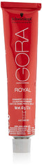 Schwarzkopf Igora Royal 7-0, teinte medium blonde, couleur homogène et durable.