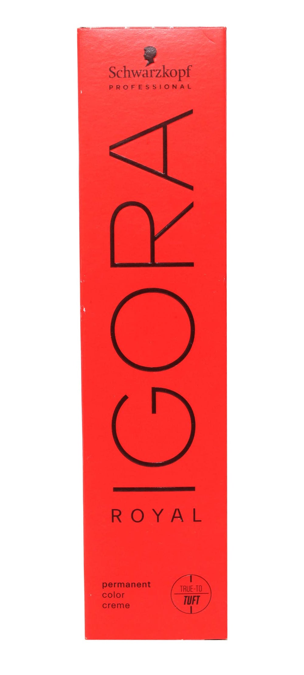 Schwarzkopf Igora Royal 7-1, bouteille couleur blond moyen cendré, couverture homogène.