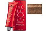 Schwarzkopf Igora Royal 7-65 nuancier montrant une teinte riche et durable.