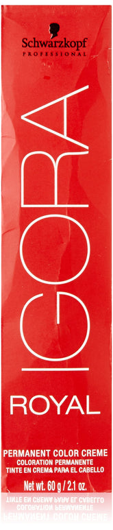 Schwarzkopf Igora Royal crème 7-77 dans son tube, couverture homogène et longue tenue.