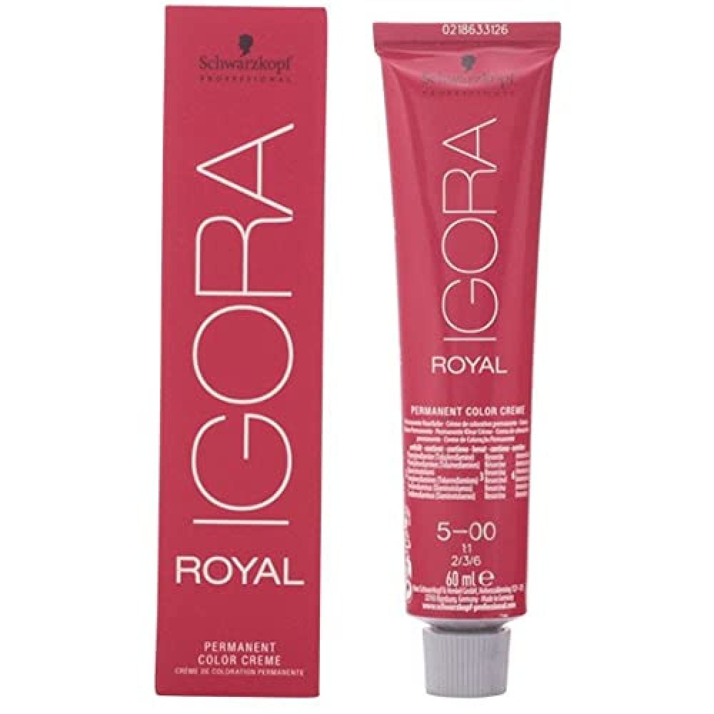 Schwarzkopf Igora Royal : crème couleur dans la bouteille, couleur durable et uniforme.