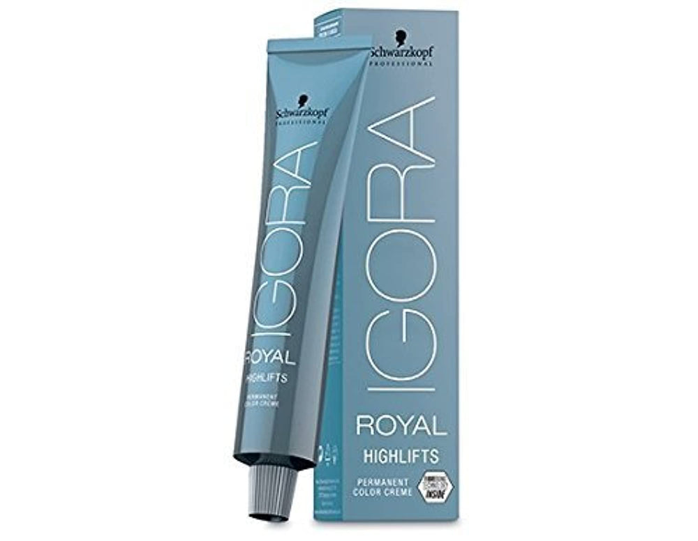 Schwarzkopf Igora Royal crème colorante 10-21 blond froid cendré beige, rendu salon