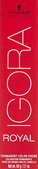 Crème colorante Igora Royal en tube prête à l'application.