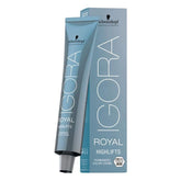 Schwarzkopf Igora Royal Highlifts 12-1 Super Ash, blond froid sans jaune pour un éclat professionnel.