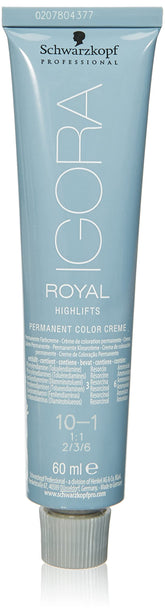 Schwarzkopf Igora Royal Highlifts, bouteille colorante, couleur blonde homogène et éclatante.