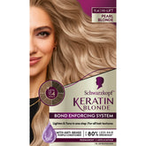 Schwarzkopf Keratin Blond – coloration crème, blond lumineux et durable.